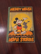 Rare 1931 1st Edition Mickey Mouse Illustrated Movie Stories picture