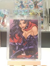 SkyBox 2008 Marvel Masterpieces #5 Black Queen Base Set Trading Card picture
