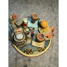 Popular Imports Miniature Diner Tea Set 1997 picture