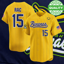 #15 RAC Savannah Bananas Baseball Jersey 3D AOP full size picture