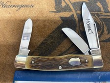 Simmons Hardware Co. Hornet Stockman Knife, Genuine Stag Handles picture