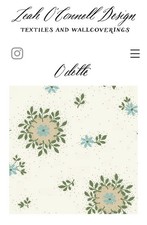 Leah O’Connell Odette Remnant Linen Fabric  picture