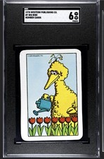 *Rare 1978 SESAME STREET Number 7 Card Big Bird Rookie Card SGC 6 Sharp picture