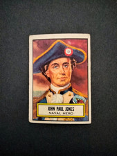 LOOK 'N SEE trading card #42 - T.C.G./TOPPS 1952 U.S.A. JOHN PAUL JONES picture