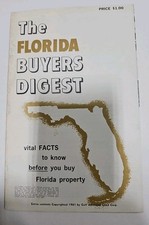 1961 Florida Buyers Digest - Facts Before You Buy Florida Property GULF AMERICAN picture