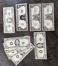 Vintage Political Humor Novelty Money Lot - Bush 2001 Monica Bill Clinton Parody picture