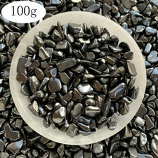 Mini Natural Shungite Semi Tumbled Gemstone Chips 6mm - 12mm Wholesale Bulk Lot picture