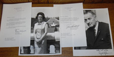 1967 Autographed Photographs - 36th President Lyndon B. & Lady Bird Johnson picture