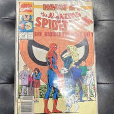 Marvel What If...? #21 1991 Newsstand Variant Spider-Man/Black Cat picture