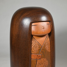 RARE Master Work Kokeshi by SANSAKU SEKIGUCHI, Japan 1980s - X-Large: 14