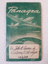 VINTAGE PERU- PANAGRA BROCHURE PAN AMERICAN GRACE AIRWAYS picture
