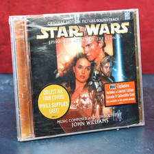 John Williams Star Wars Ep II Attack Clones Soundtrack CD Art Cover 2002 Sealed picture
