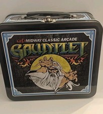 Gauntlet Tin Lunch Box *NEW* Without Tag Retro Look Midway Classic picture