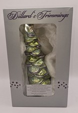 Dillards Trimmings Hand Blown and Painted Christmas Tree Ornament picture