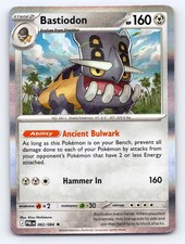Bastiodon 062/084 Rare Pitch Black Pokemon Holo Lightly Played picture