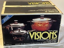 1986 Vintage Visions by Corning 6-Piece Rangetop Set V-360-N (New Open Box) picture