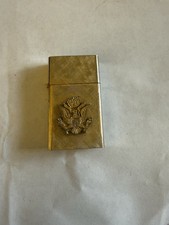 Vintage USA Seal Gold-Plated Cigarette Lighter picture