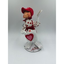 Annalee 9 Inch Valentine Delivery Elf Doll Red White Polka Dot 111120 NWT picture