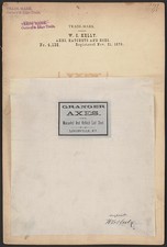Photo:Louisville KY 1870s Granger Axes W. C. Kelly Trade Mark Letterhead picture