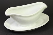 Rare Original WWII German thick Porcelain Mess Sauce boat BAUSCHER WEIDEN picture