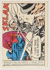 1966 Donruss Marvel Captain America I Love These Class Parties #1 Rookie picture