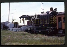 1978 SP Southern Pacific Steam Crane #7030 - Vintage Railroad Slide picture