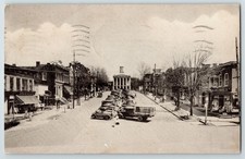 [42J12] Postcard 1938, Public Square Montrose PA picture