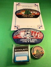 SSP SOUTH GEORGIA AREA COUNCIL - USA 250th BIRTHDAY ISSUE 1776 2026 SET 1/250 picture