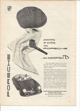 1959 Porsche print ad: 