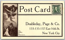 New York City New York c1908 Advertising Postcard Doubleday Page & Co Book picture