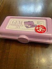 GEM Pink Plastic Stationery Set in Plastic Case Box picture