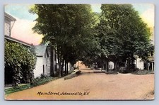J88/ Johnsonville New York Postcard c1910 Main Street Homes 296 picture