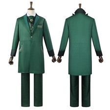 2024 Movie Wicked Oz Wizard Green Suit Halloween Cosplay Costume picture