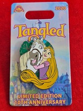 Disney Pin 2020 Tangled  10th Anniversary LE 3000 Princess Rapunzel & Maximus picture