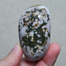 B5623-166g Amazing Natural Orbicular Ocean Jasper Agate Crystal Reiki Stone picture