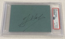 Gene Hackman signed 4x6 card Beckett Authenticated