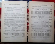 1874 Train Report ATLANTIC & GREAT WESTERN RAILROAD Salamanca NY Oil City PA  picture