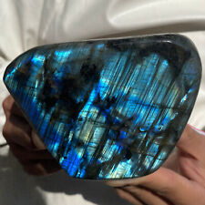 2lb Large Natural Labradorite Quartz Crystal Display Mineral Specimen Healing picture