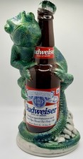 Vintage 1997 Budweiser Character Louie The Lizard Beer Stein W/Original Box picture