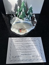 Goebel Hummelscape Autumn Frolic #1001-D w/ COA — Limited Edition (1998) — Rare picture