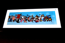 Warner Bros Looney Tunes Looney Line Up Sericel Limited Edition Framed  52