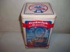 Vintage Cracker Jack Can Canister Tin 100th Anniversary 1893 to 1993 Nice L@@K picture