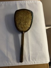 1940’s ELEGANT BRASS VINTAGE HAIRBRUSH picture
