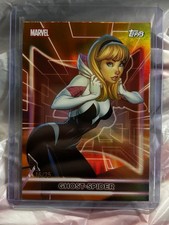 2026 Topps Marvel Neon Ghost-Spider Orange Refractor /25🕸️🕷️ picture