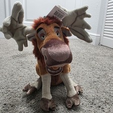 Vintage Disney Brother Bear Tuke Moose Plush Disney World Resort Character NWT picture