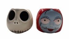 Disney Nightmare Before Christmas Sally & Jack Skellington Cup Mug Lot Read Desc picture