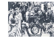 1927 President Coolidge Awards Charles Lindbergh Medal Glass Negative OOAK picture