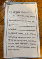 Jacqueline Kennedy Onassis 1994 Will Certified Probate True Copy Jackie O JFK picture