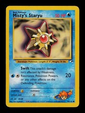 Misty's Staryu 90/132 Gym Heroes Pokémon  Trading Card TCG picture