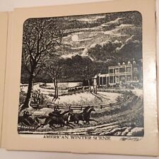 Vintage Currier and Ives Tile picture